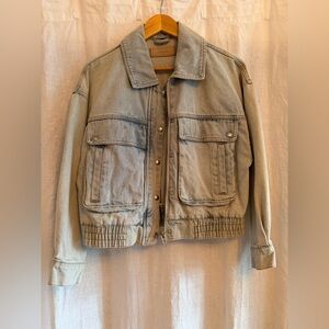 Blank NYC Striped Denim Jacket